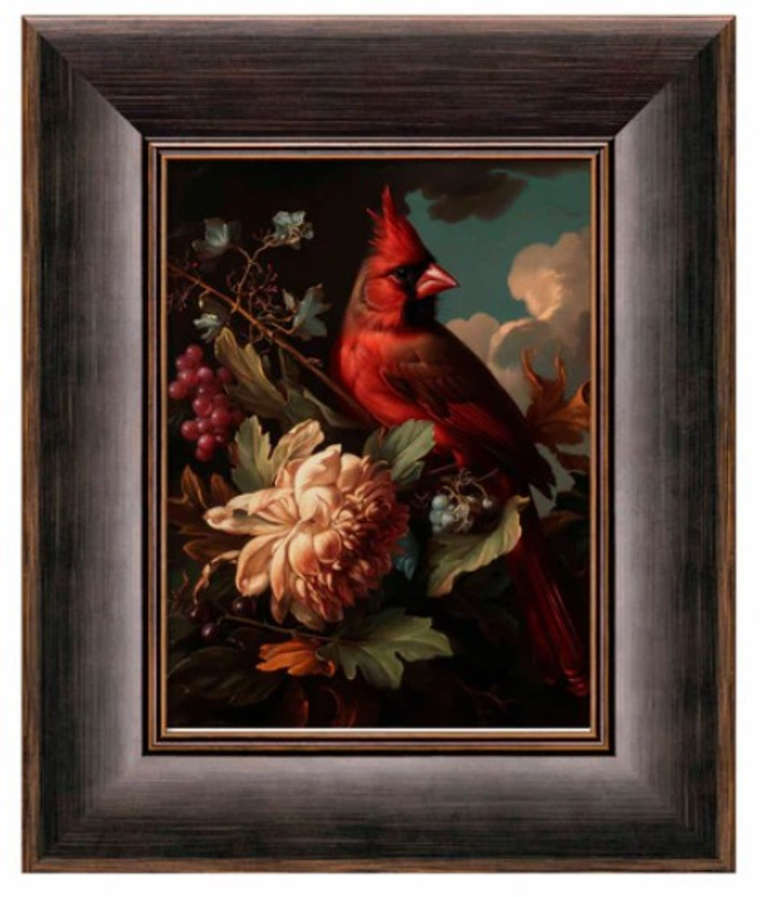 Limited Edition Cardinal Canvas "Crimson Majesty"