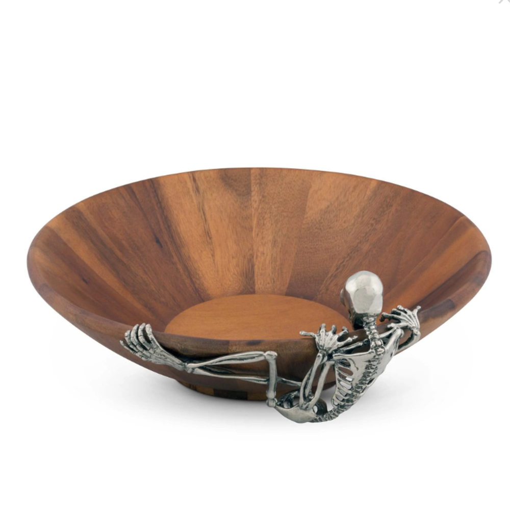 Skeleton Salad Bowl | Vagabond House | Z212SL