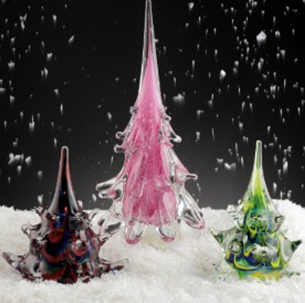 Lavender Art Glass Christmas Tree | SPI58094