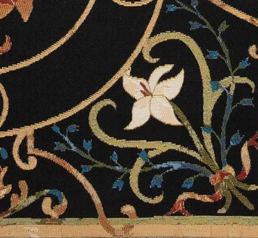 Dream Garden Indoor/Outdoor Area Rug Midnight Indoor/Outdoor Rug | TGOMNA58823947