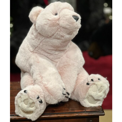 Sitting 26" Stuffed Plush Soft Pink Bear | DIT40673
