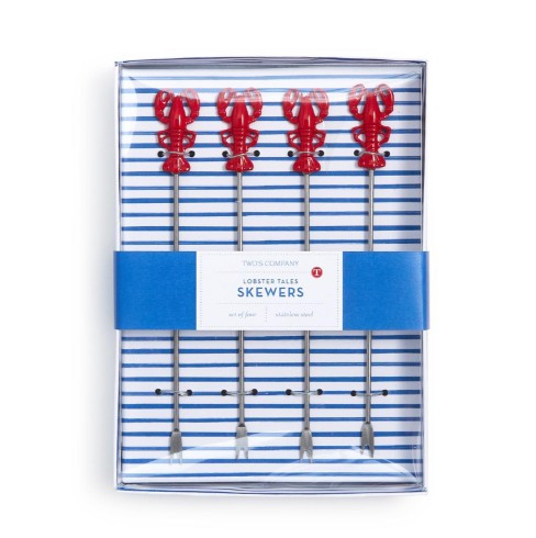 Lobster Tales Set of 4 Skewers in Gift Box | TC55535