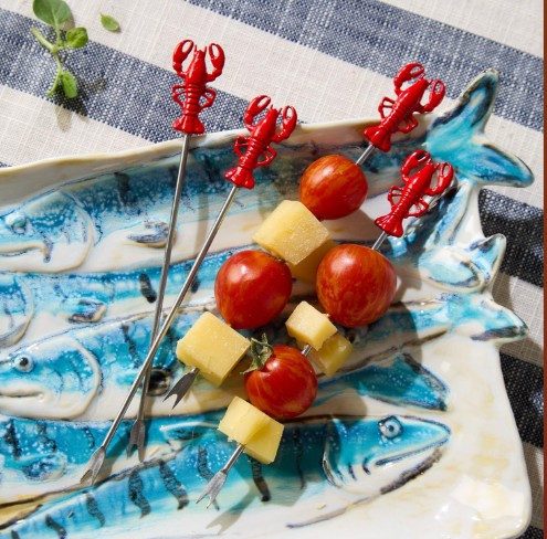 Lobster Tales Set of 4 Skewers in Gift Box | TC55535