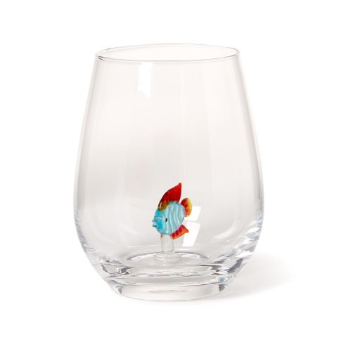 Tropical Fish Stemless Wine Glass | TC55536