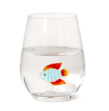Tropical Fish Stemless Wine Glass | TC55536