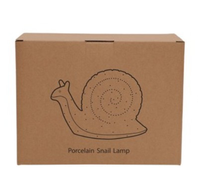 Snail Stoneware Table Lamp