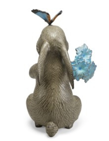 Bunny and Butterfly Garden Sculpture | SPI35766 