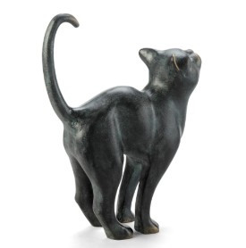 Affectionate Cat Tabletop Sculpture | SPI35636 