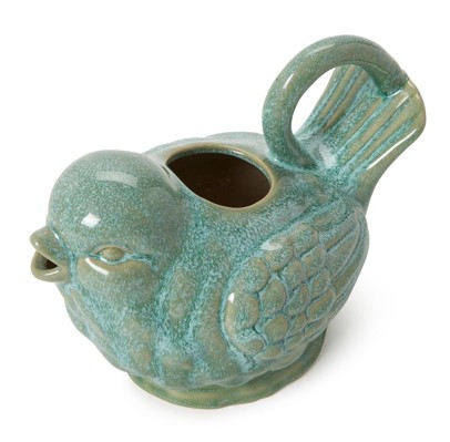 Reflective Glaze Stoneware Bird Pitcher | TC55483
