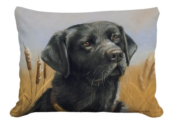 Black Lab Indoor Outdoor Pillow | MCMHS2609
