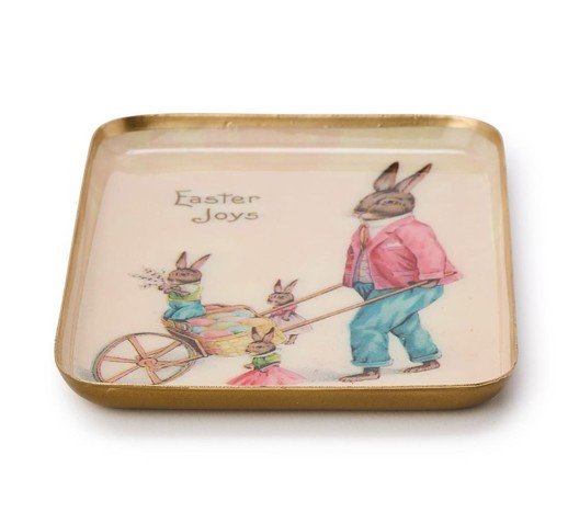 Hello Easter Enamel and Metal Trinket Tray | TC82799