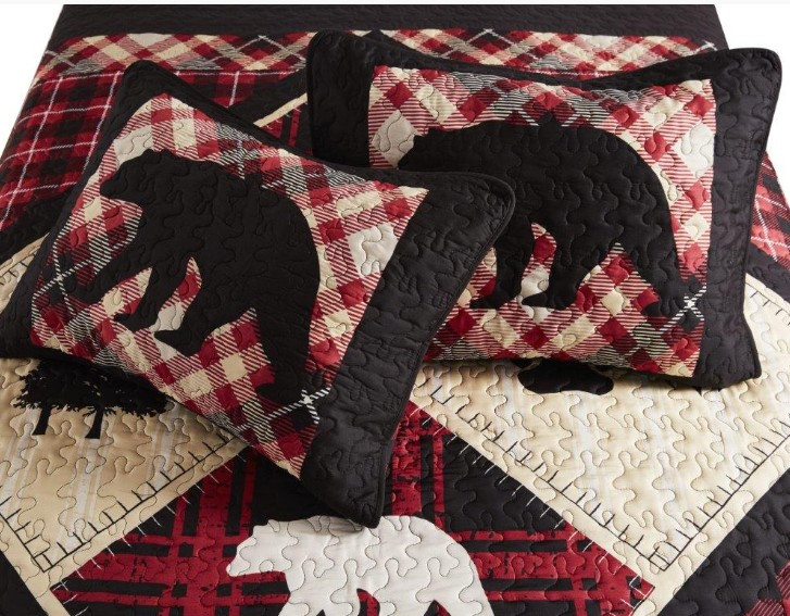 Diamond Bear Lodge Quilt Set | DUKDQ100