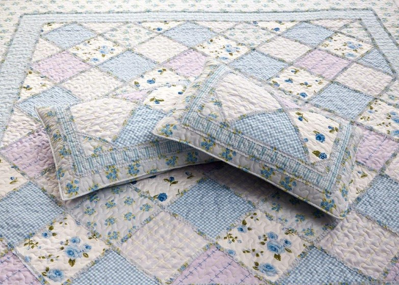 Garden of Blues Quilt Set | DUKDQ653
