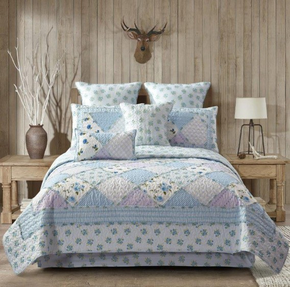 Garden of Blues Quilt Set | DUKDQ653