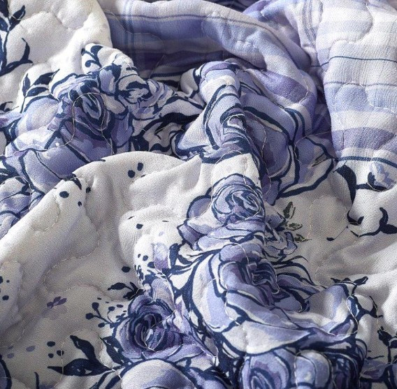 Garden Walk in Bluebell Quilt Set | DQ10106