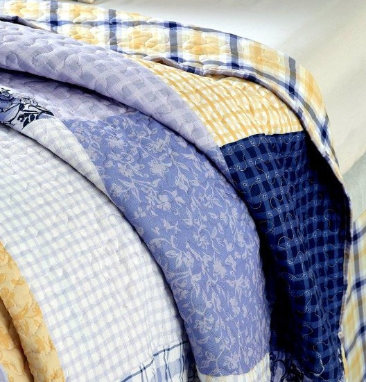 Garden Walk in Bluebell Quilt Set | DQ10106