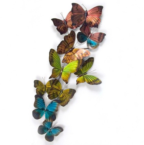Mixed Butterfly Copper Wall Art | TIMM048S