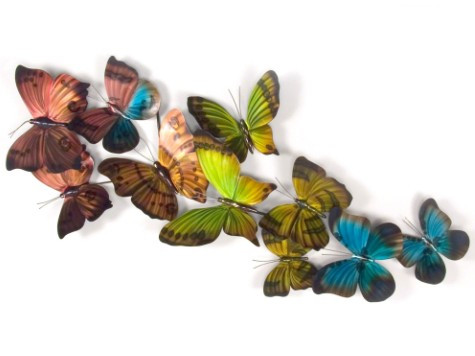 Mixed Butterfly Copper Wall Art | TIMM048S