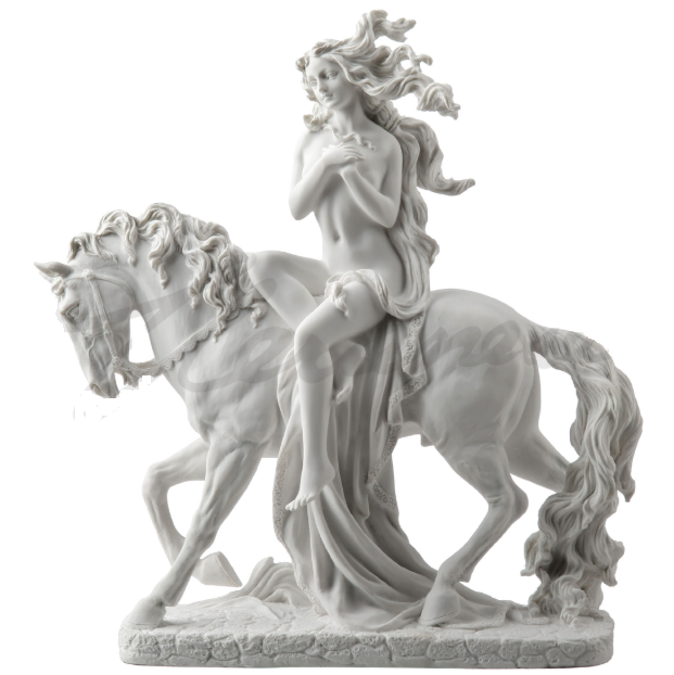Horse with Lady Sculpture "Lady Godiva" | USIWU74543BA