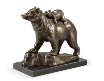 Bear and Cub Sculpture "Nap Time" (SPI80392)