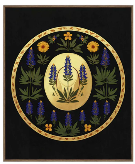 Bluebonnet Brimmer Gallery Wrapped Canvas | WWD180481