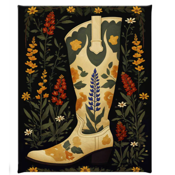 Texas Two Step Gallery Wrapped Canvas | WWD181930
