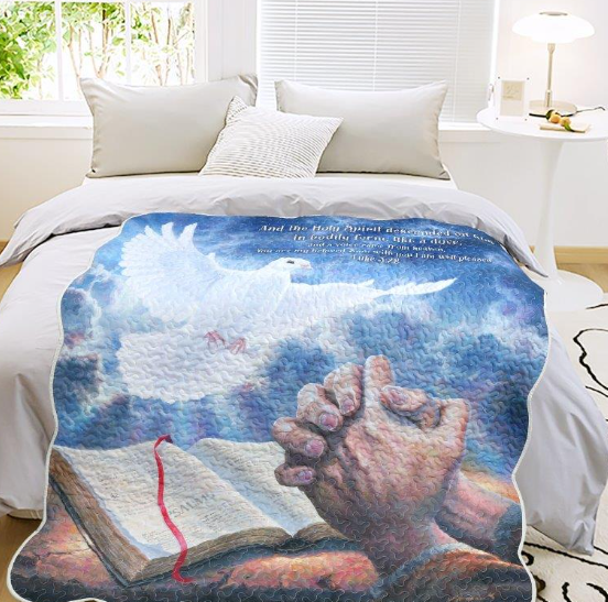 Answered Prayers Quilted Throw Blanket | DUKDQT25116