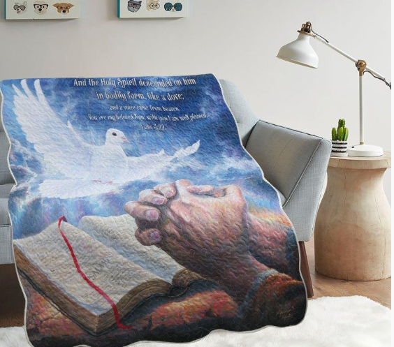 Answered Prayers Quilted Throw Blanket | DUKDQT25116