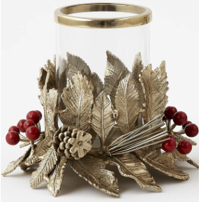 Woodland Berry Hurricane Glass Candleholder | OHDSI1556 - Woodland Berry
