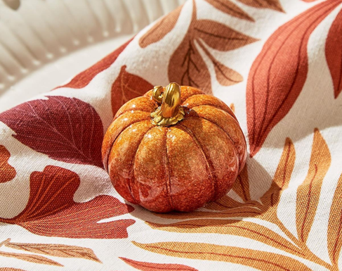 Set of 5 Pumpkin Tabletop Sculptures | TC82846