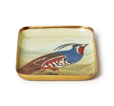 Pheasant Metal Trinket / Desk Tray | TC82856