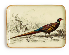 Pheasant Metal Trinket / Desk Tray | TC82856