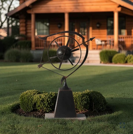 43.5" Tall Sun, Bow, and Arrow Sculpture | ZLISK769410