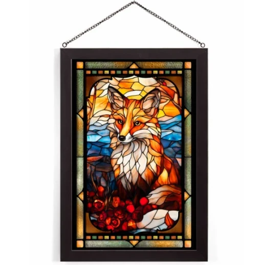 Fox Stained Glass Art "Frost Walker" | WWD193367