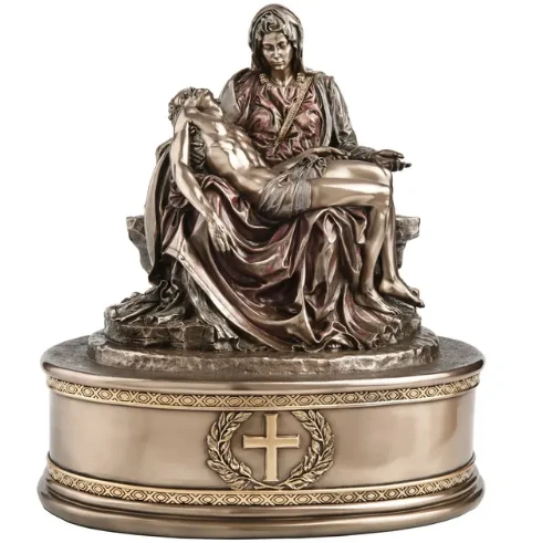 La Pieta Oval Shaped Remembrance Urn | USIWU78668V4