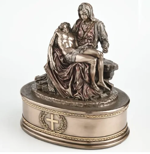 La Pieta Oval Shaped Remembrance Urn | USIWU78668V4