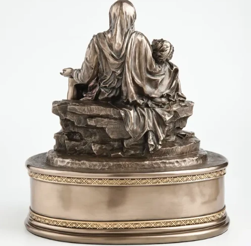 La Pieta Oval Shaped Remembrance Urn | USIWU78668V4