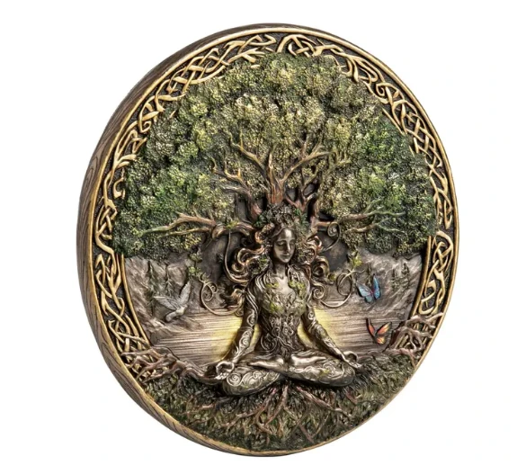 Tree Of Life Round with Meditation Wall Plaque | USIWU78678A4