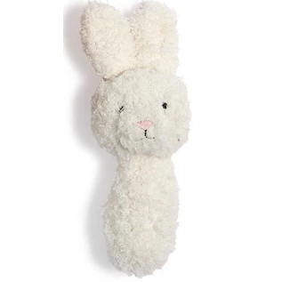 Plush Chenille Bunny Baby Rattle | TC45219 - Bunny