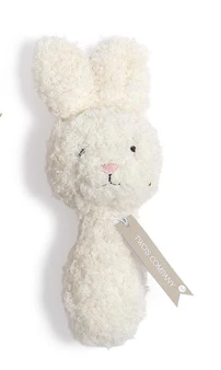 Plush Chenille Bunny Baby Rattle | TC45219 - Bunny