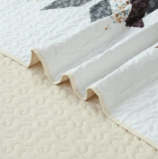 Autumn Star Floral Patchwork Quilt Set | DUKDQ25245