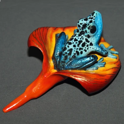 Limited Edition Calla Lily Frog Bronze Sculpture | BBSCALLAFROG
