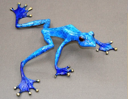 Limited Edition Frog Bronze Sculpture "Vivacious" | BBSVivacious