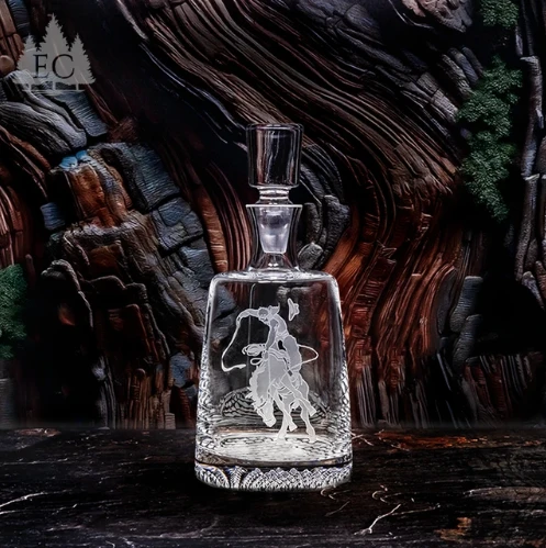 Bronco Fine Crystal Decanter | EC659-WS-13