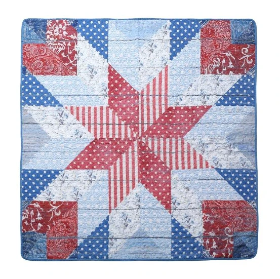 Liberty Country Star Quilted Throw Blanket | DUKDQT25165