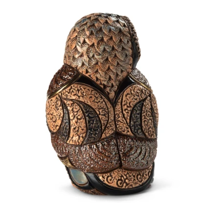 Spotted Owl Ceramic Figurine - Medium | DER1013RD