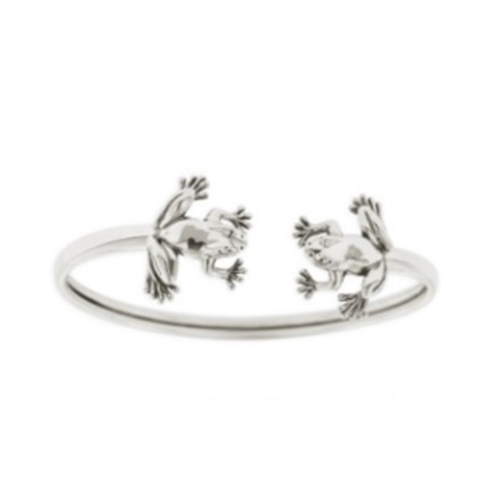 Double Frog Sterling Silver Bracelet | Kabana Jewelry | Kbr511 -2