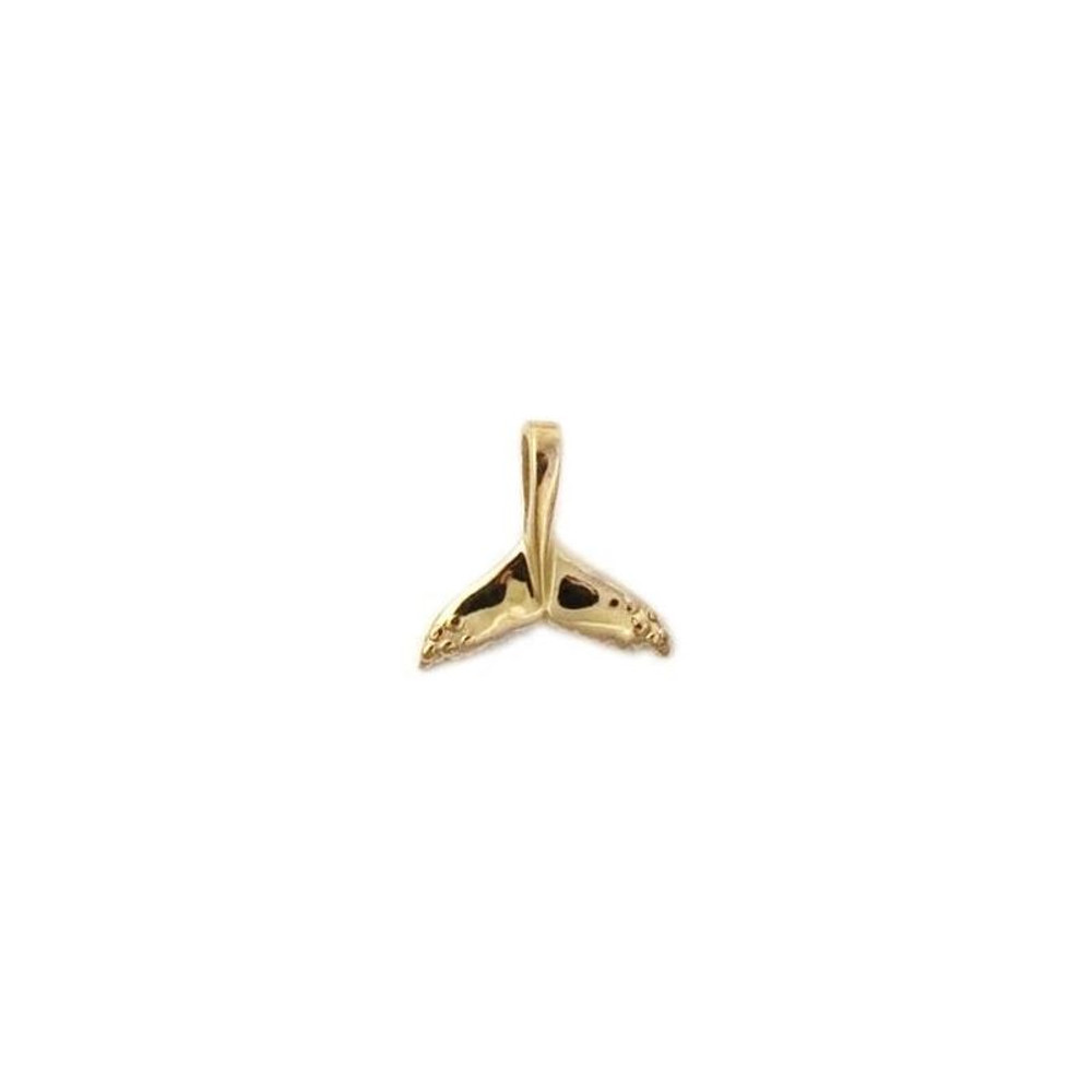 Whale Tail Small 14K Gold Pendant | Kabana Jewelry | Kgp609