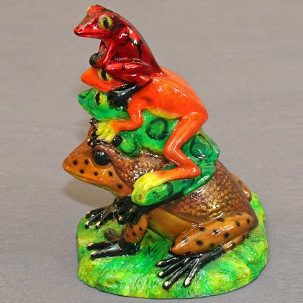Frog Bronze Sculpture "All Stacked Up" | Barry Stein | BBSASU -3