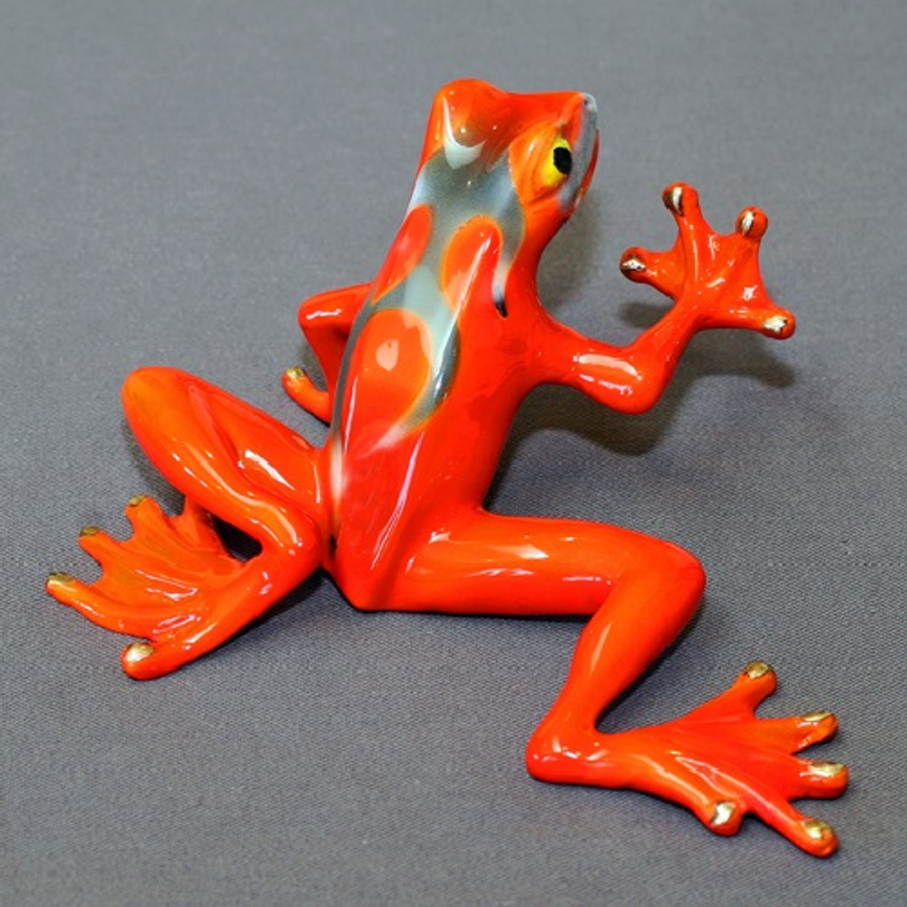 Frog Bronze Sculpture | Barry Stein | BBSHOT1-OG